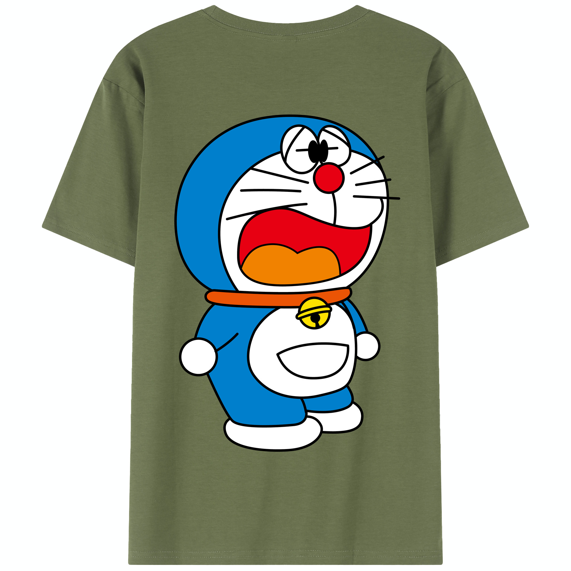 （画像用） ドラえもん Doraemon 綿100％半袖Tシャツ（背面プリント）